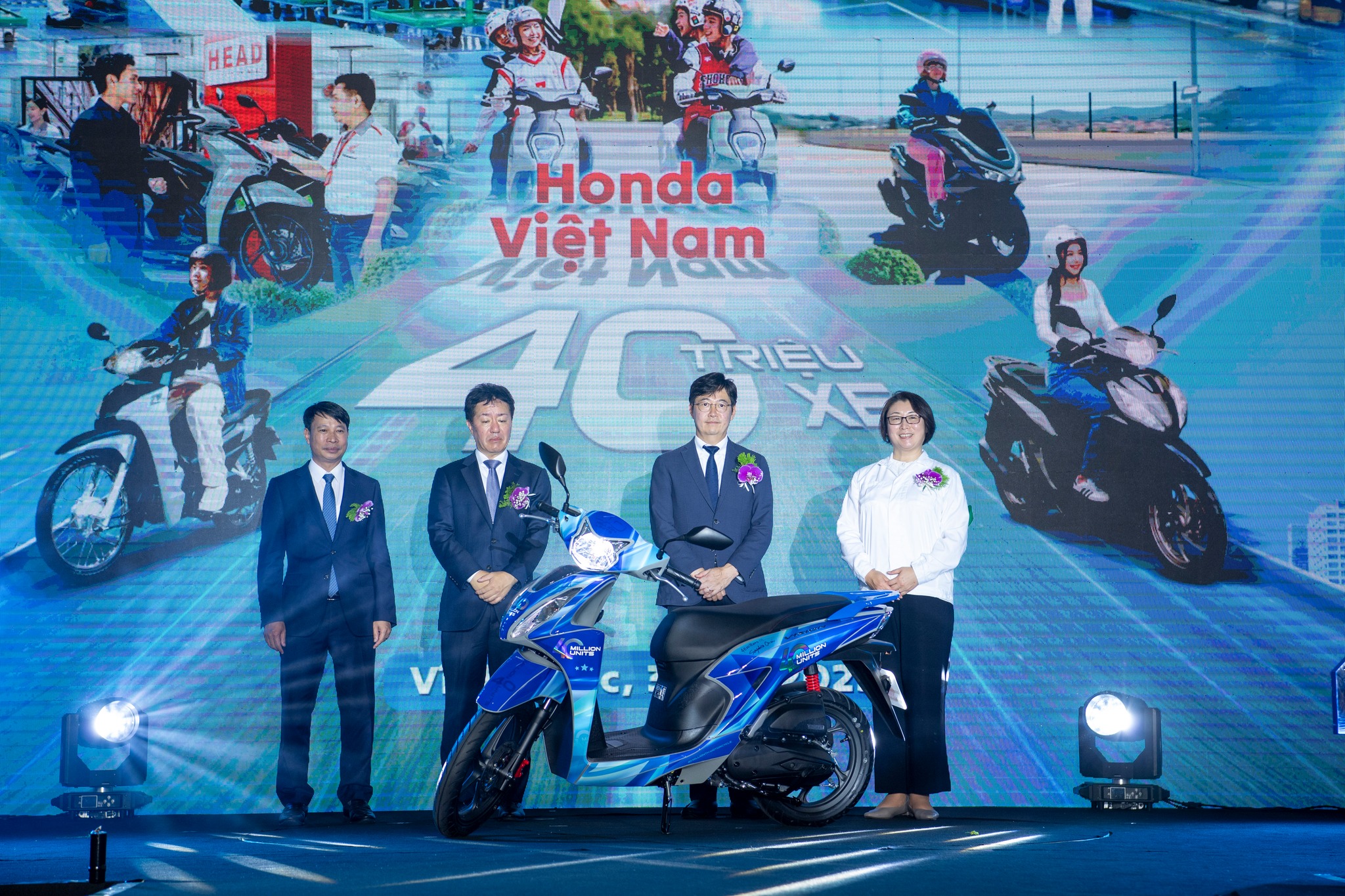 Honda Việt Nam chào đón chiếc xe máy thứ 40 triệu