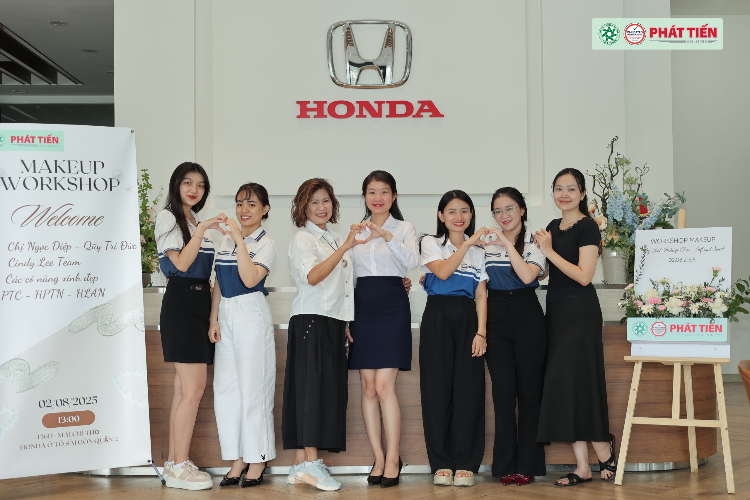 [PTC] WORKSHOP TRANG ĐIỂM “MY FIRST MAKEUP CLASS – SOFT & SWEET” TẠI HONDA Ô TÔ SÀI GÒN QUẬN 2