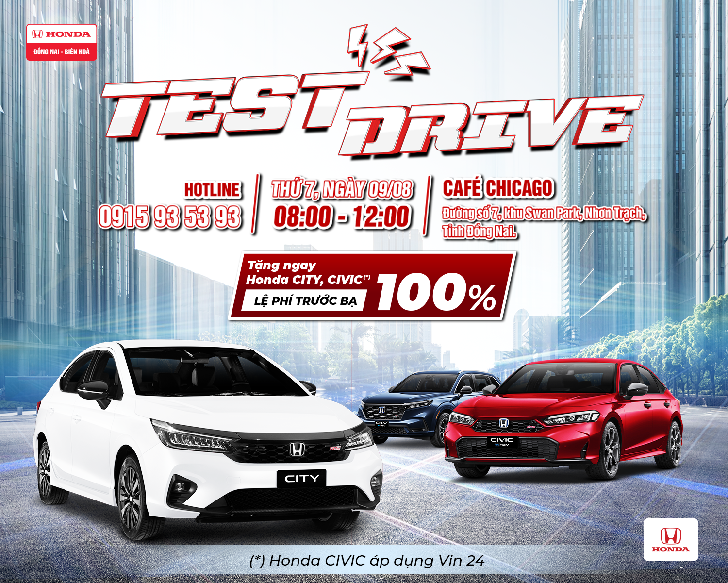 [HBHA] TRẢI NGHIỆM LÁI THỬ XE HONDA NGAY TẠI NHƠN TRẠCH – KHÁM PHÁ CÔNG NGHỆ HYBRID VÀ TURBO HIỆN ĐẠI