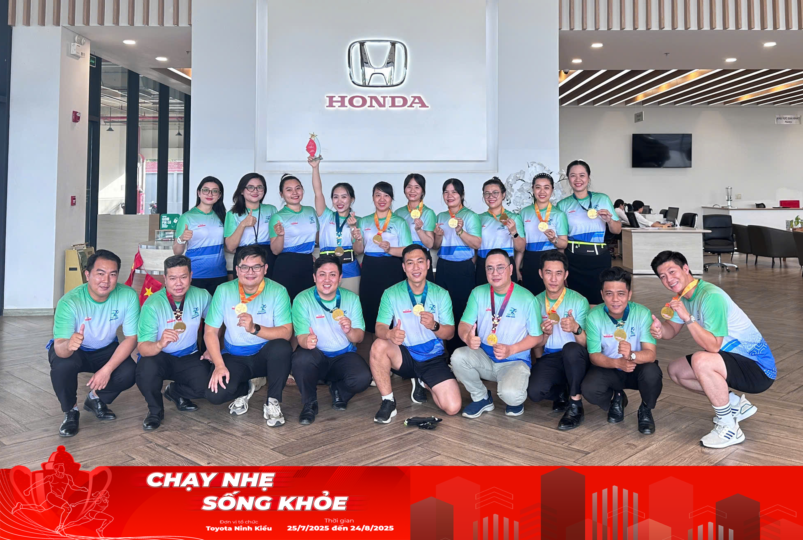 Honda Ô tô Tây Ninh Tổng kết giải chạy “Chạy Nhẹ Sống Khỏe”