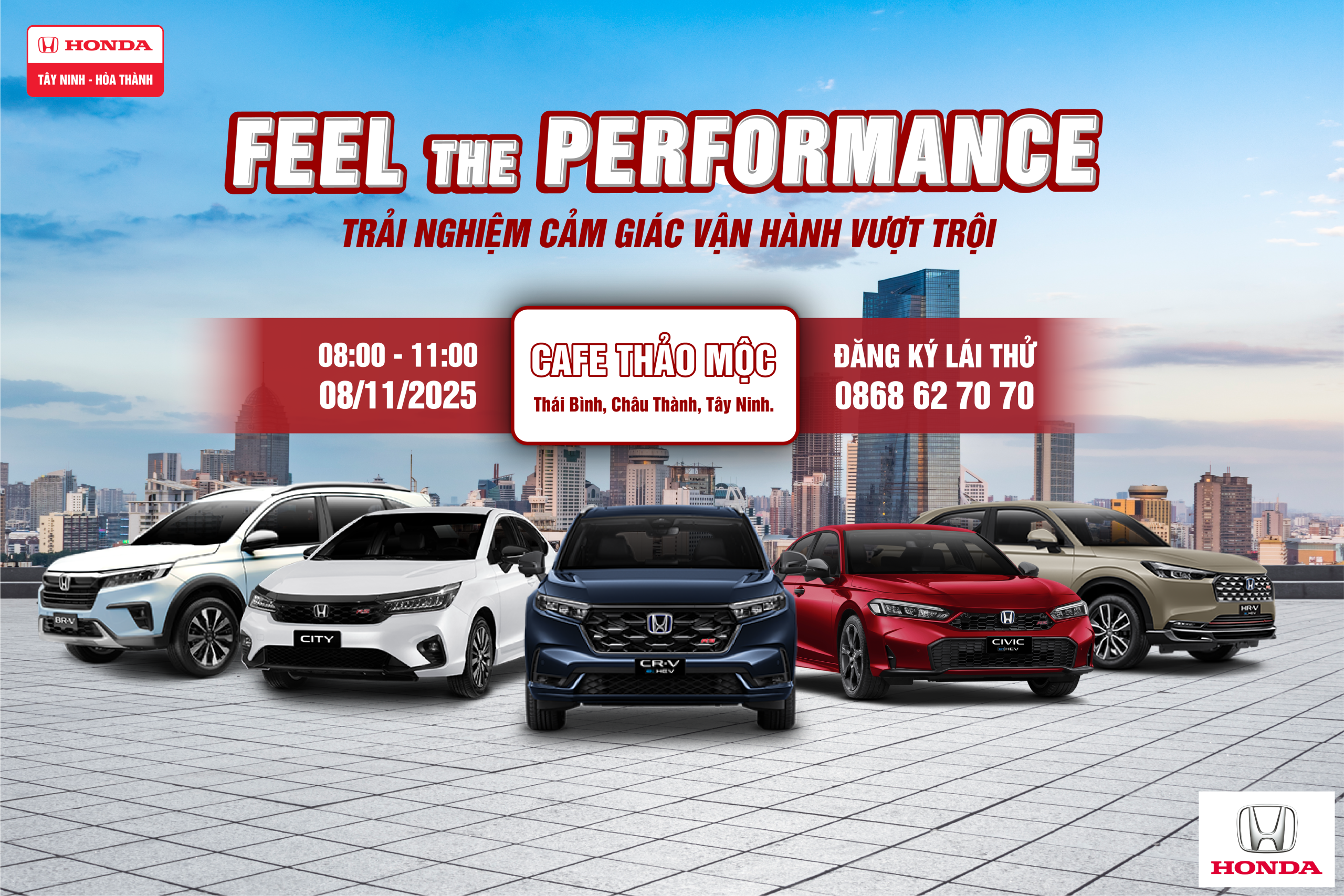 FEEL THE PERFORMANCE – TRẢI NGHIỆM CẢM GIÁC VẬN HÀNH VƯỢT TRỘI