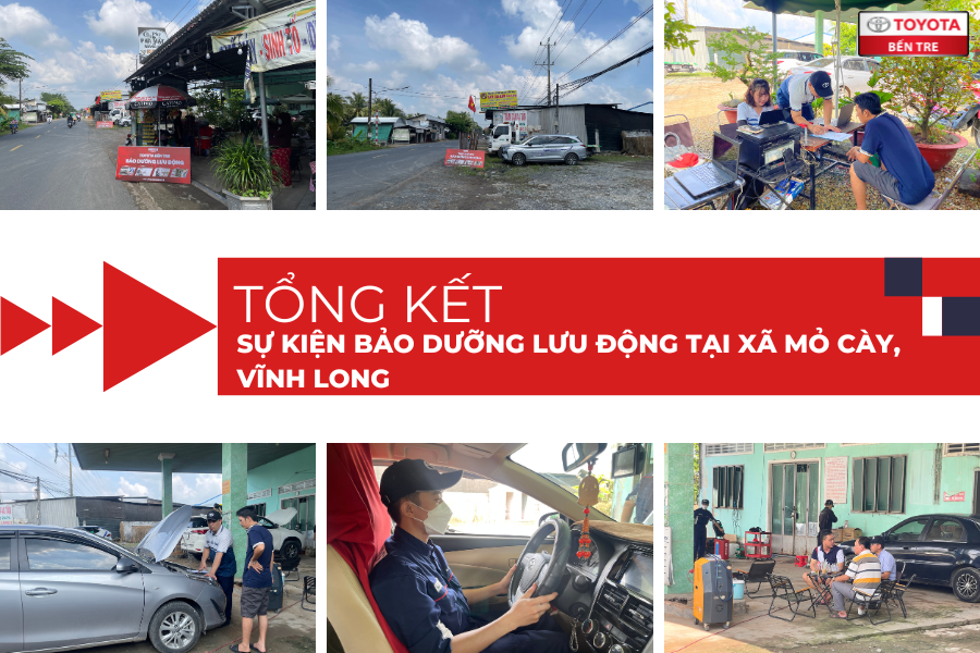 TỔNG KẾT SỰ KIỆN BẢO DƯỠNG LƯU ĐỘNG TẠI XÃ MỎ CÀY, VĨNH LONG