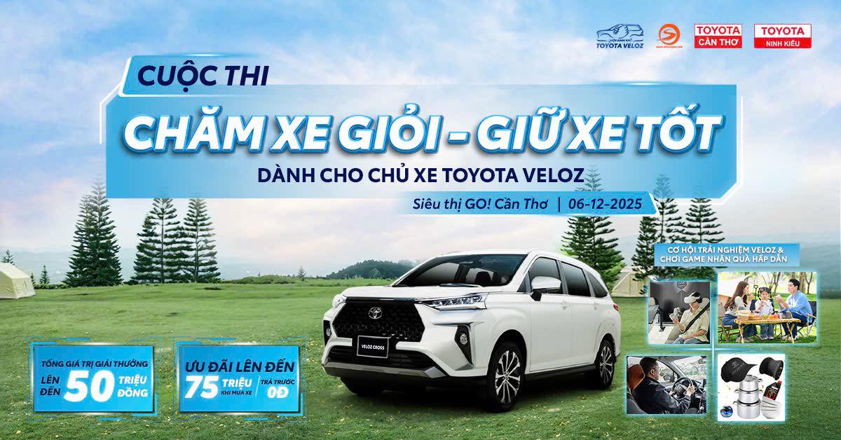 SỰ KIỆN “CHĂM XE GIỎI – GIỮ XE TỐT” NGÀY 6/12 TẠI GO CẦN THƠ!
