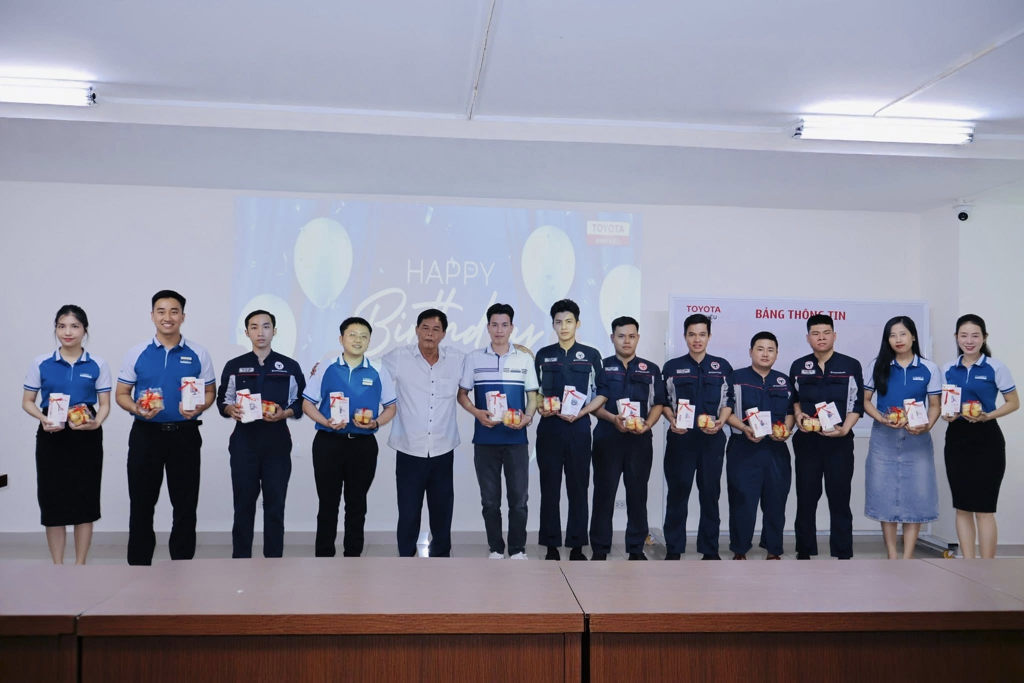 CHÚC MỪNG SINH NHẬT CBNV THÁNG 11 & THÁNG 12 TOYOTA NINH KIỀU