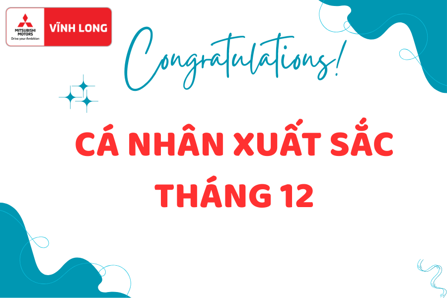 CONGRATULATIONS – VINH DANH NHÂN SỰ XUẤT SẮC THÁNG 12