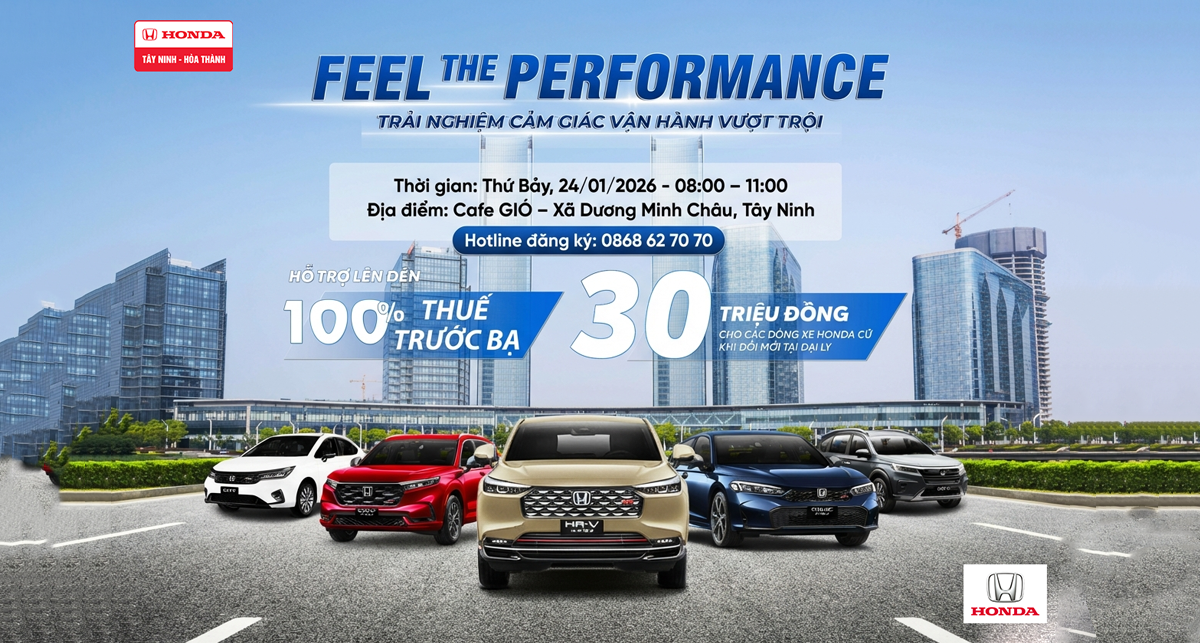 FEEL THE PERFORMANCE – TRẢI NGHIỆM HIỆU SUẤT VẬN HÀNH VƯỢT TRỘI