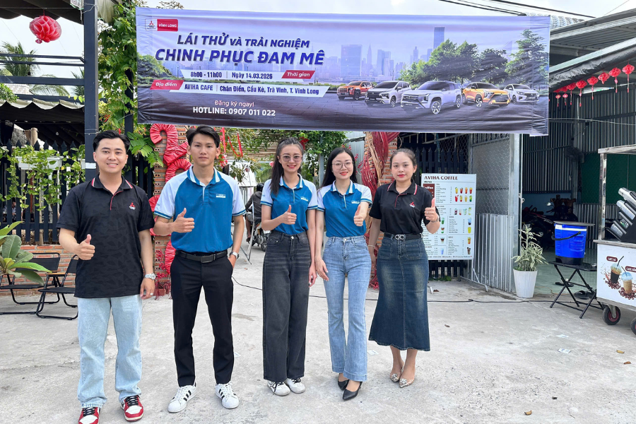 Sôi động sự kiện lái thử xe tại AVIHA Coffee