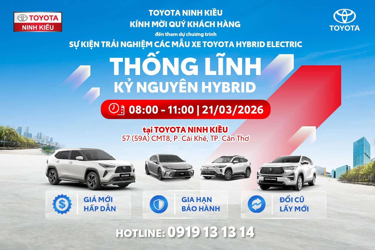 SỰ KIỆN TRẢI NGHIỆM XE HYBRID TOYOTA