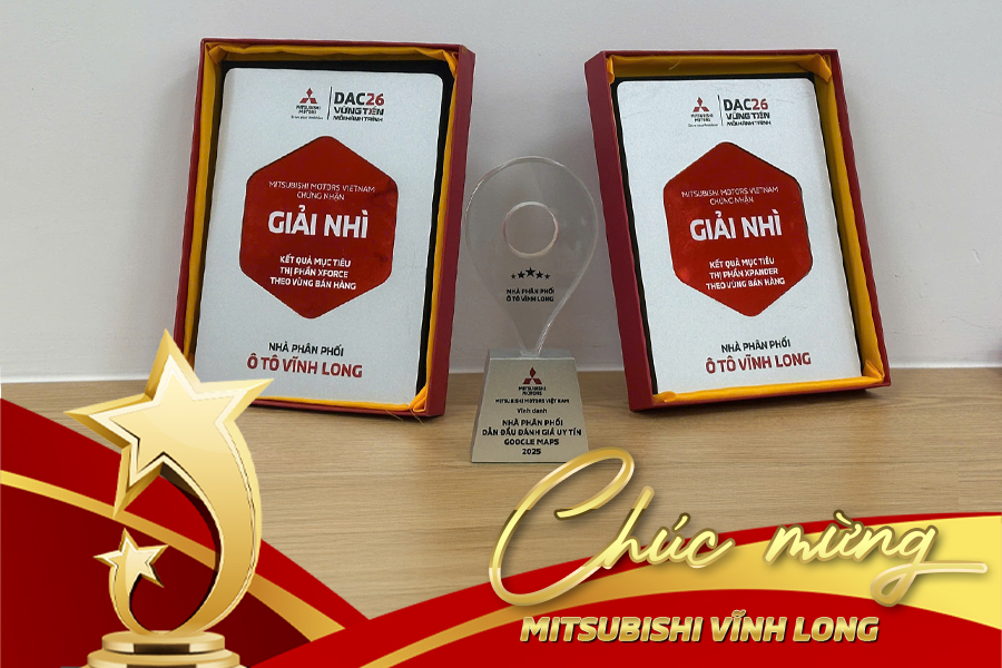 Mitsubishi Vĩnh Long Tự Hào Nhận Giải Thưởng Danh Giá Từ Mitsubishi Motors Việt Nam