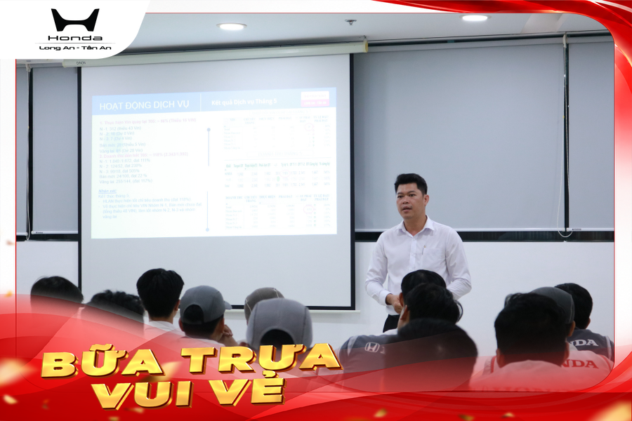 BỮA TRƯA VUI VẺ TẠI HONDA ÔTÔ LONG AN: GẮN KẾT ĐỘI NGŨ – LAN TỎA GIÁ TRỊ PHỤC VỤ KHÁCH HÀNG