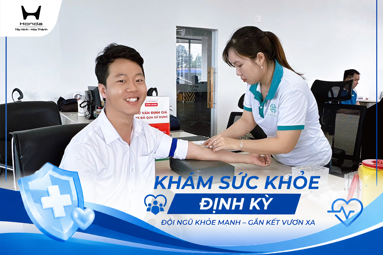 KHÁM SỨC KHỎE ĐỊNH KỲ – ĐỘI NGŨ KHỎE MẠNH – GẮN KẾT VƯƠN XA