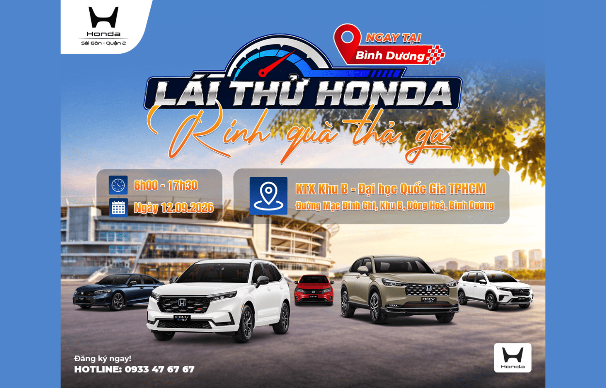 [FEEL THE PERFORMANCE] LÁI THỬ HONDA, RINH QUÀ THẢ GA